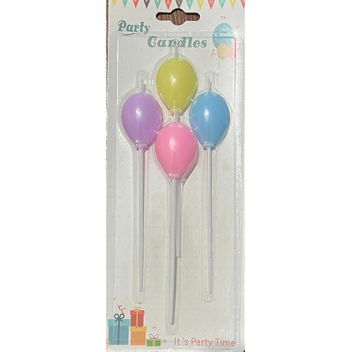 Mum Ve MeşaleMakaron Balon Mum 3'lü 10 Paket