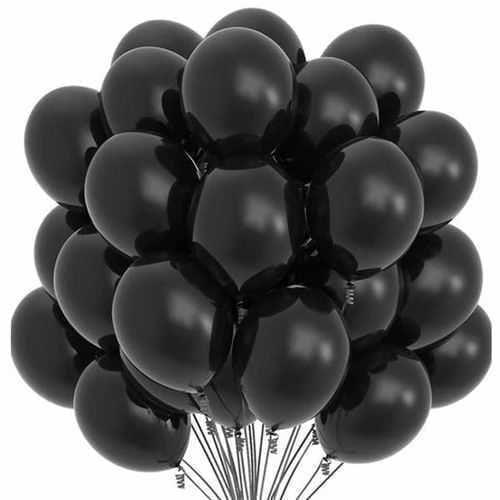 Pastel BalonlarSiyah 100'lü Pastel Balon