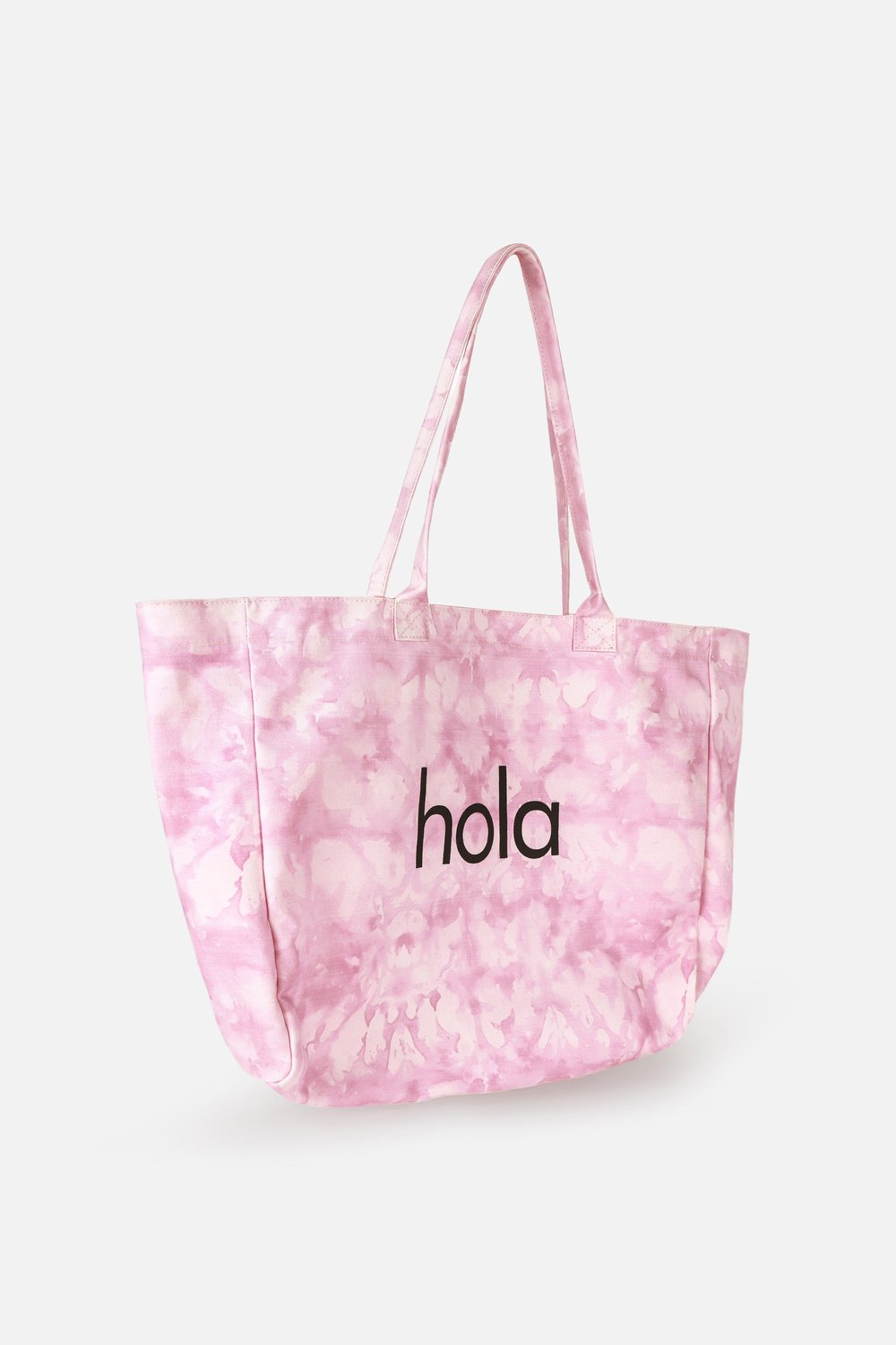 Icone Pembe Degrade Baskılı Kanvas Omuz Çantası, Degrade Plaj Çantası, Plaj Çantası, Beach Bag