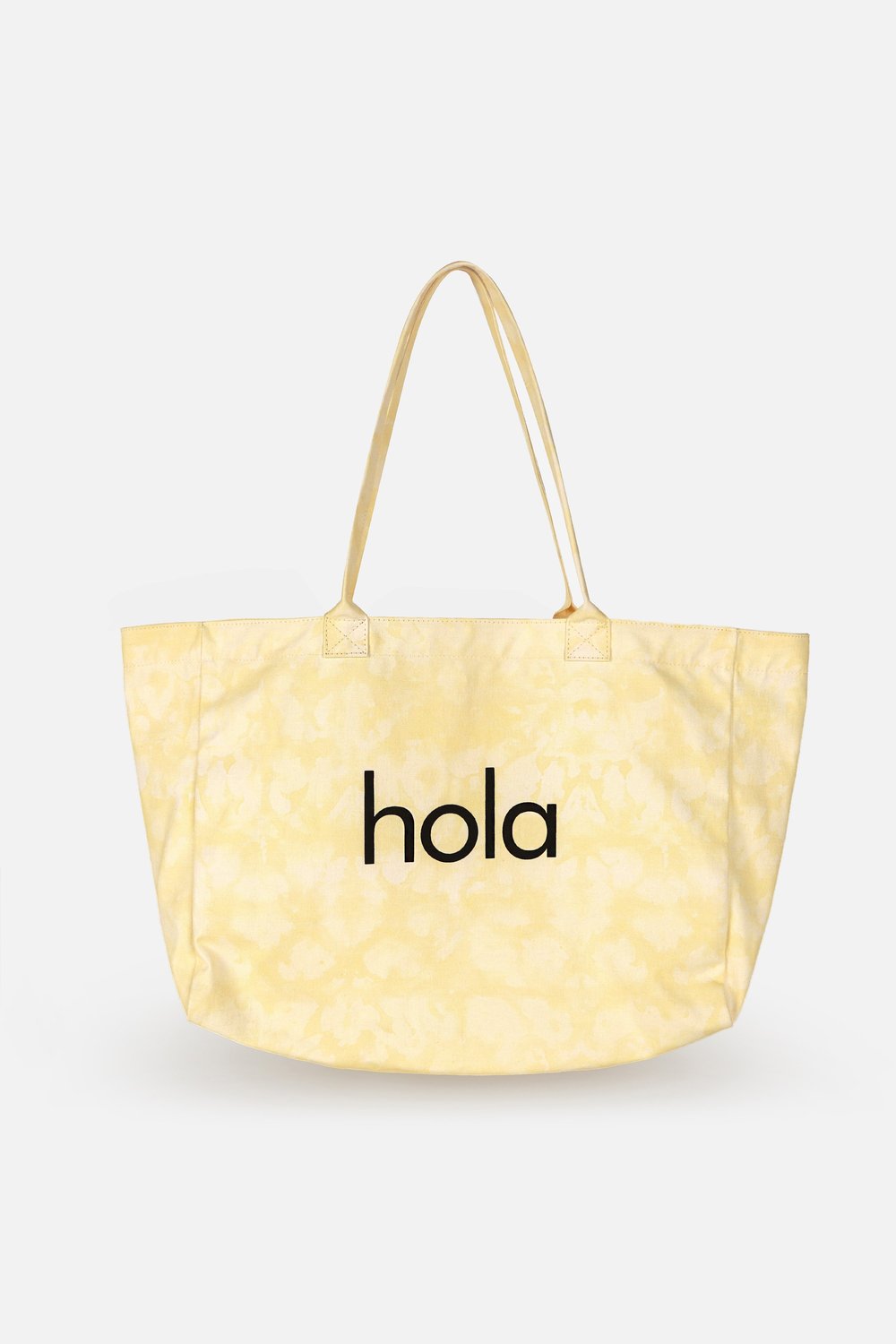 Icone Sarı Degrade Baskılı Kanvas Omuz Çantası, Degrade Plaj Çantası, Plaj Çantası, Beach Bag