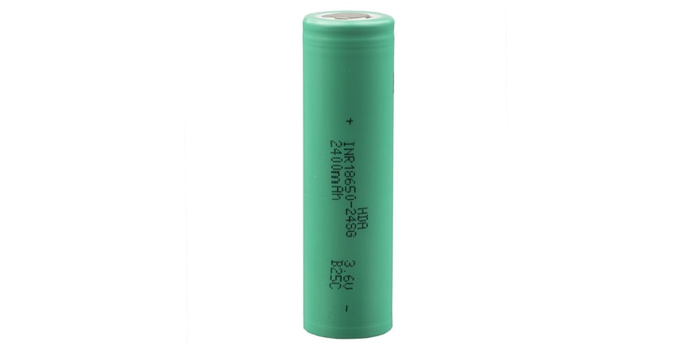 HDA 18650 3.6V 2400 mAh 12C Şarj Edilebilir Li-ion Pil
