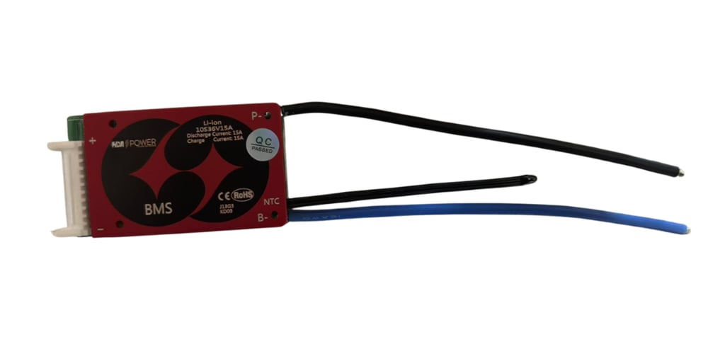 HDA BMS NMC 10S 15A Lityum Batarya Koruma Kartı (36V Li-ion BMS)