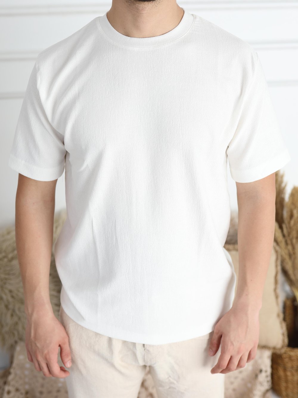 Marrakech Fitilli Tshirt Ekru