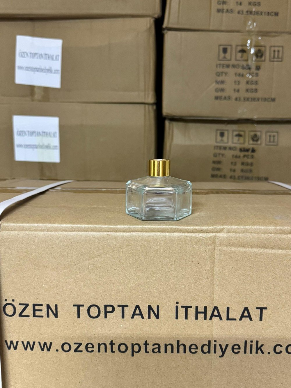 ÖZN 25 PRİZMA CAM 50CC ODA KOKUSU ŞİŞESİ 10 ADET