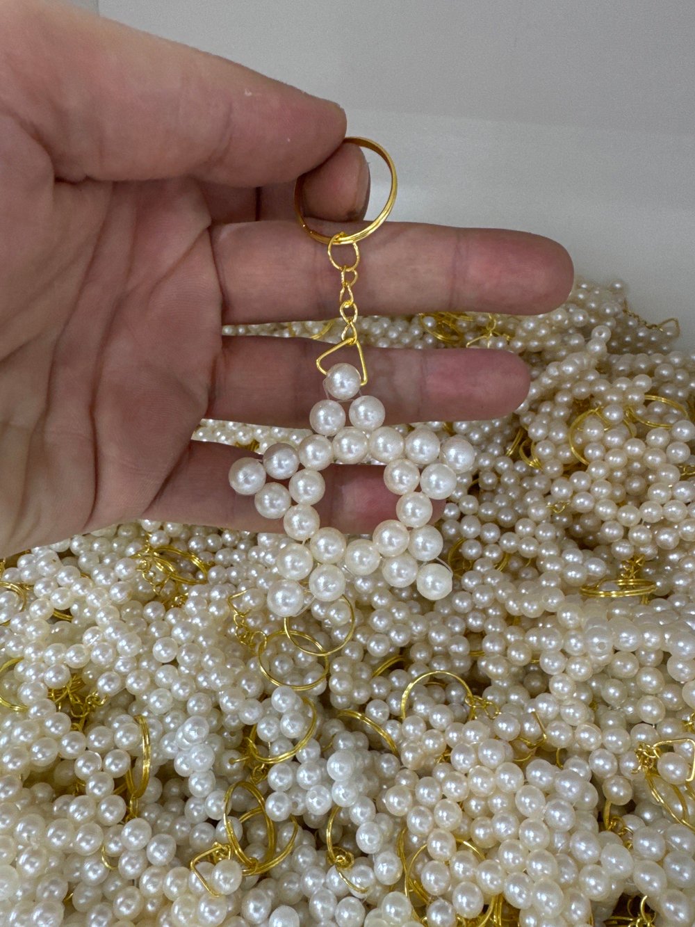 EL YAPIMI YILDIZ ANAHTARLIK10 ADET