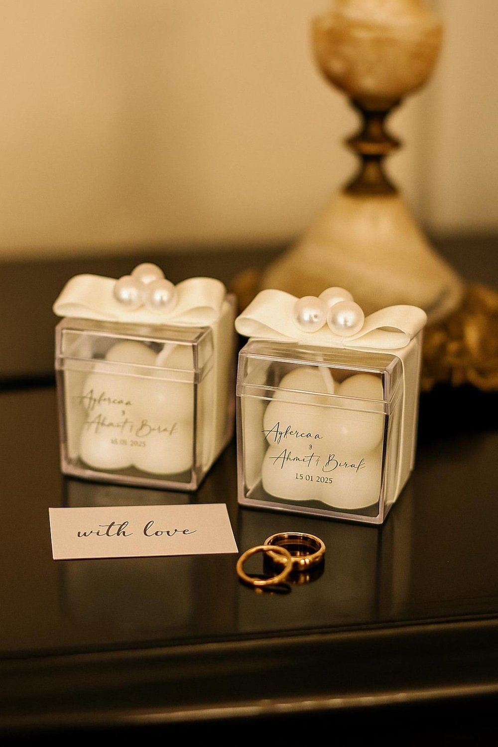 Süslenmiş Bubble Mum 25 adet