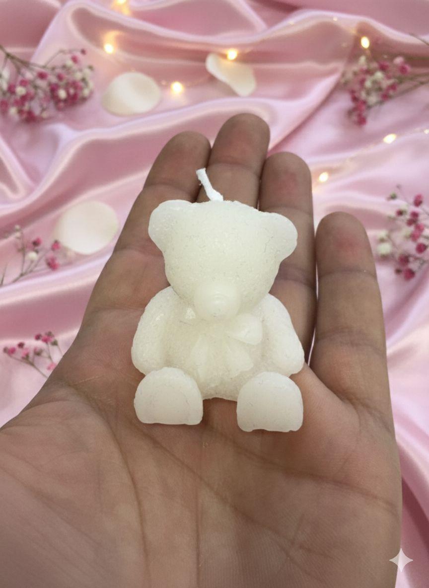 beyaz ayıcık mum 30 lu