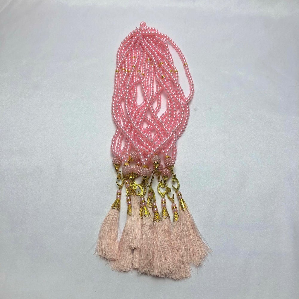 İNCİ TESBİH TOZ PEMBE 6mm 10 adet