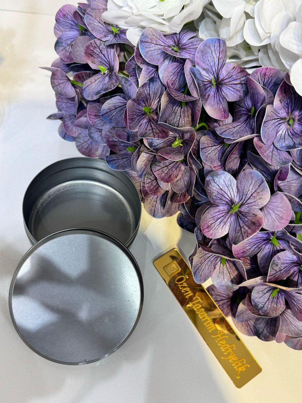 7CM BOŞ MUM TENEKESİ GÜMÜŞ 10 ADET