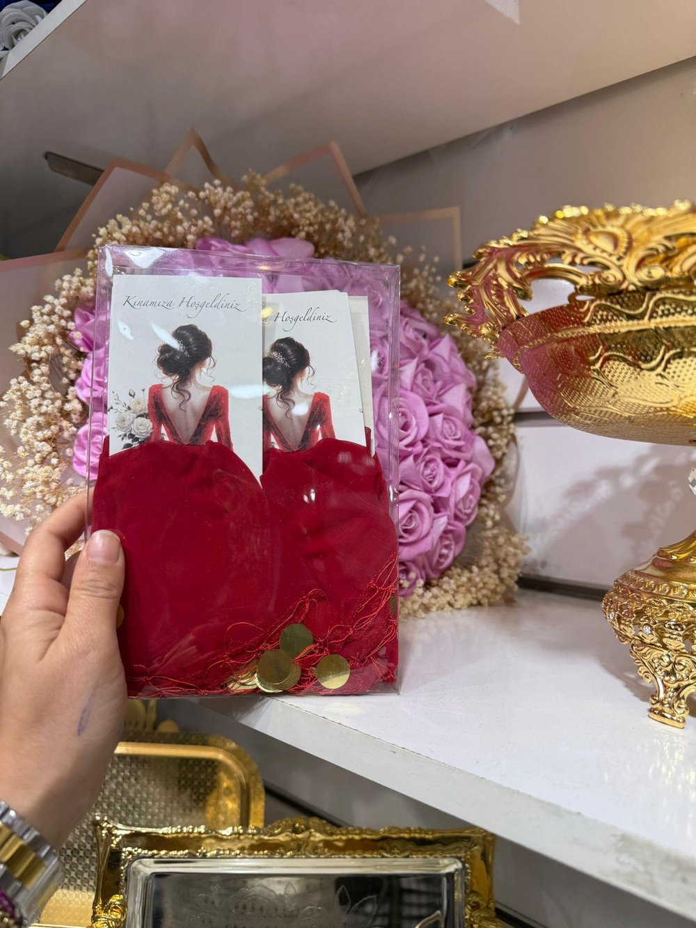 KARTLI KINA MENDİLİ 10 ADET