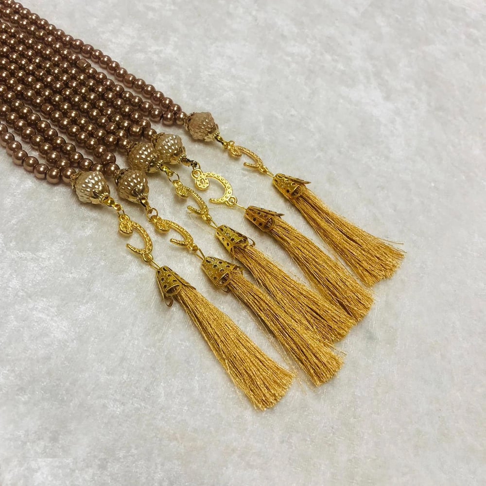 İNCİ TESBİH VİZYON RENK 6mm 10 adet