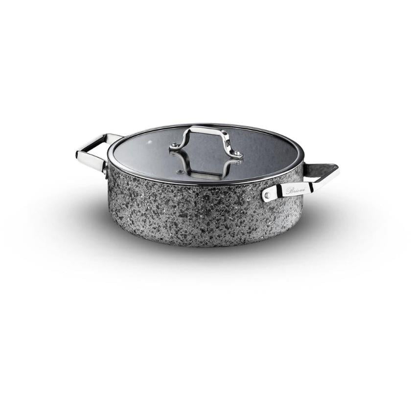 Brioni Stone Flat Pot 26 cm