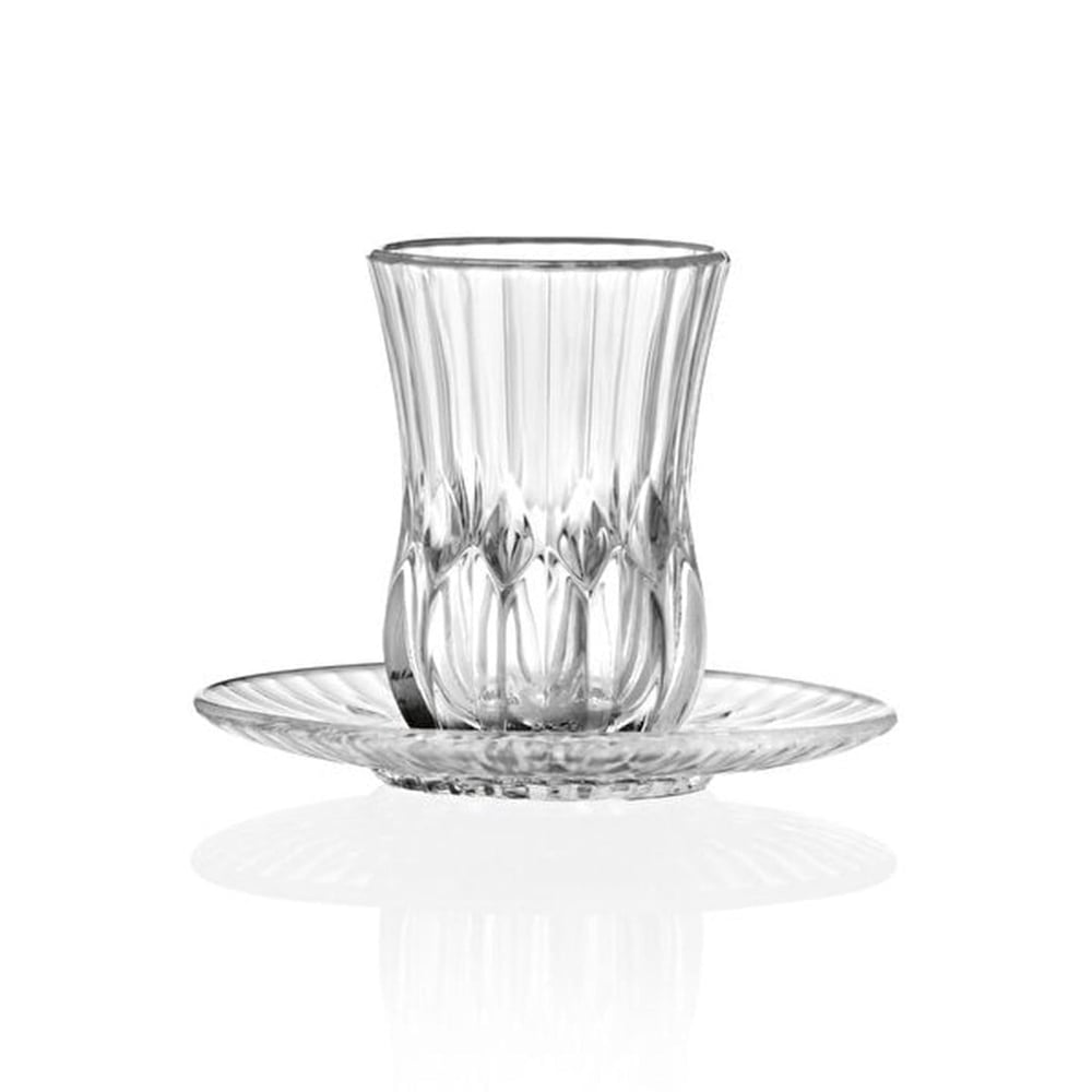 Adagio RCR Crystal Glass 6 Piece Tea Set - Plain