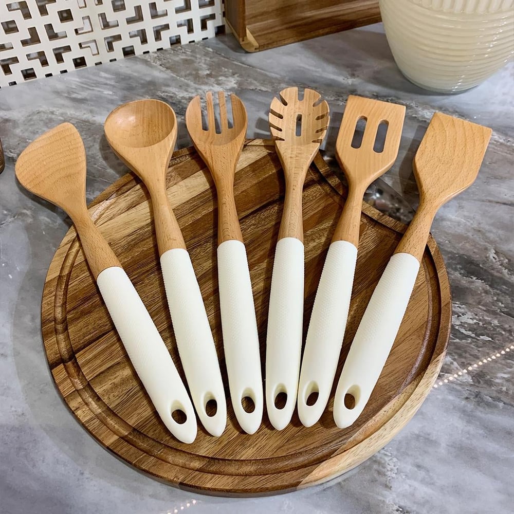 Albero 6 Lı Bambu Kepçe Seti