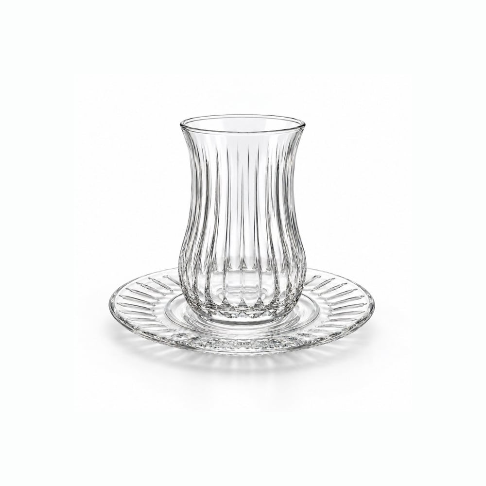Çay BardaklarıAtlanta Butik 6 Lı Çay Seti Sade