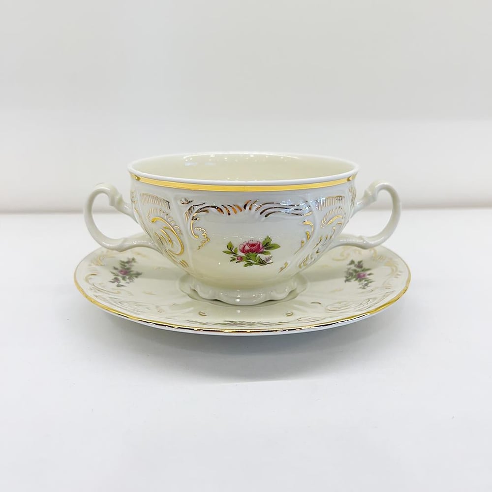 Bernadotte Opaline Porcelain 6 Piece Serving Bowl