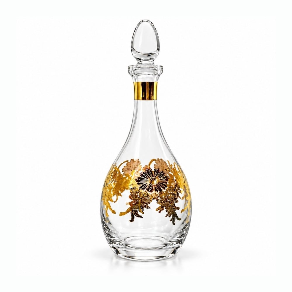 Butterflower 49 Parça Lüks Bardak Seti - Gold