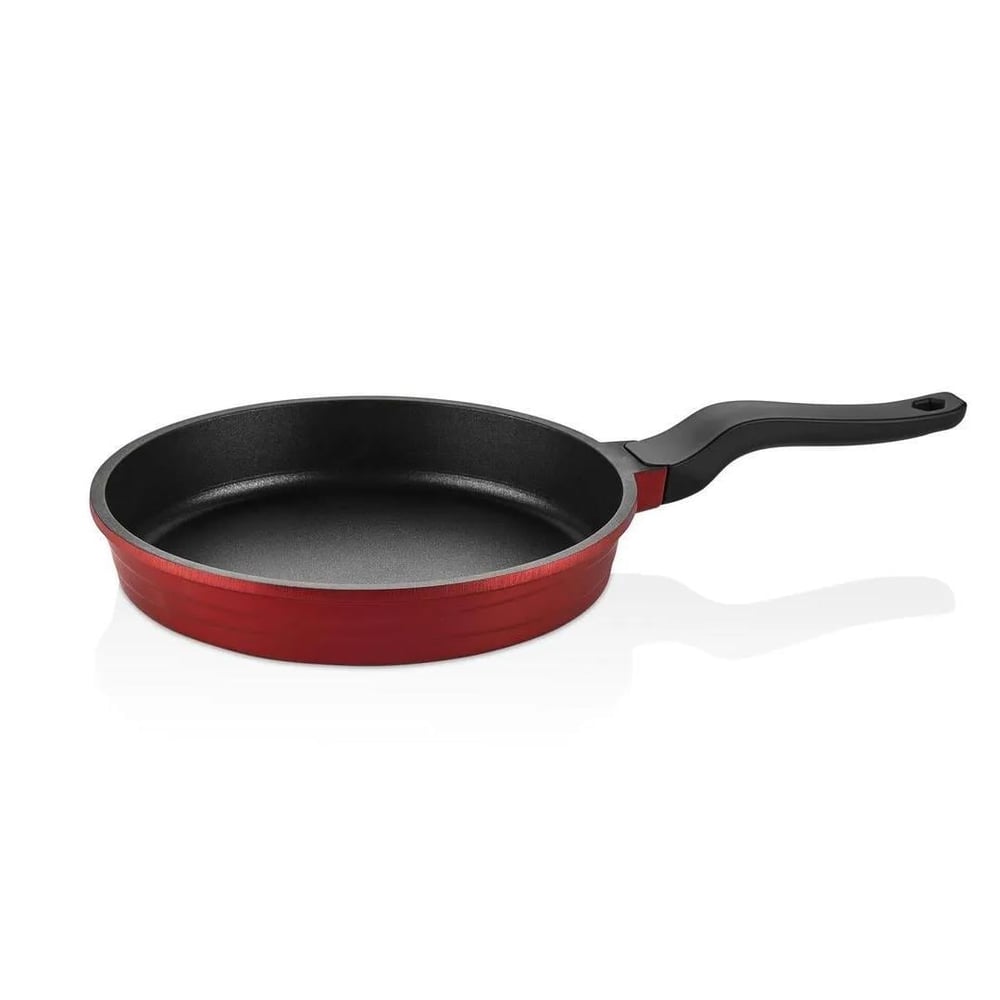 Copper 7 Piece Cast Iron Cookware Set - Red