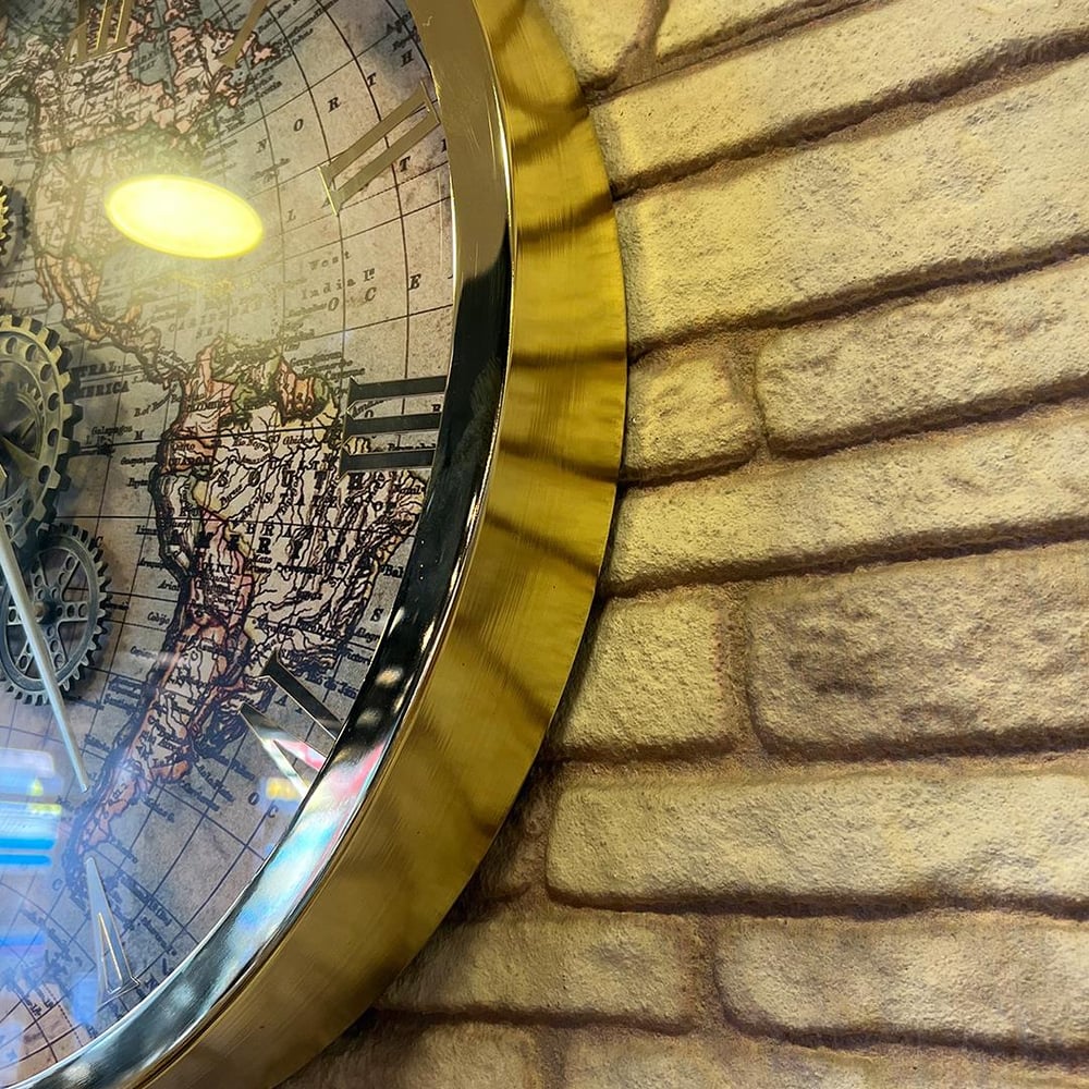 Earth Çarklı Saat Gold