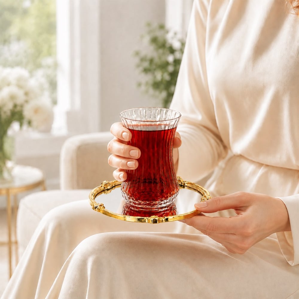 Elegance 6 Lı Çay Takımı Sade