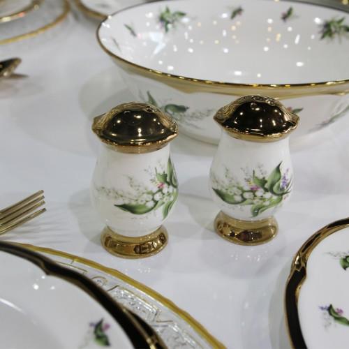 Green Orkide Lüks 53 Parça Porselen Yemek Takımı