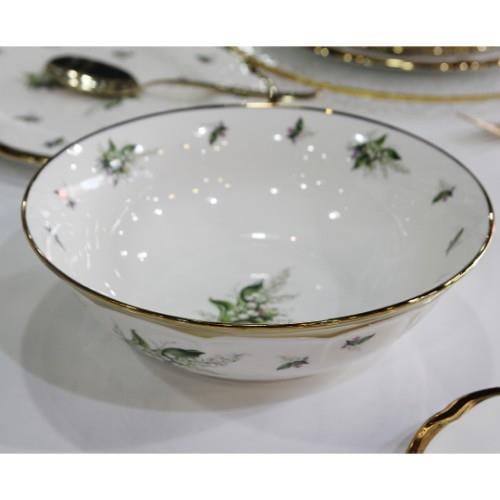 Green Orkide Lüks 53 Parça Porselen Yemek Takımı