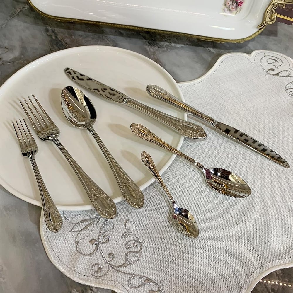 Joy Carmen Elegance Cutlery 89 Piece Fork Spoon Knife Set