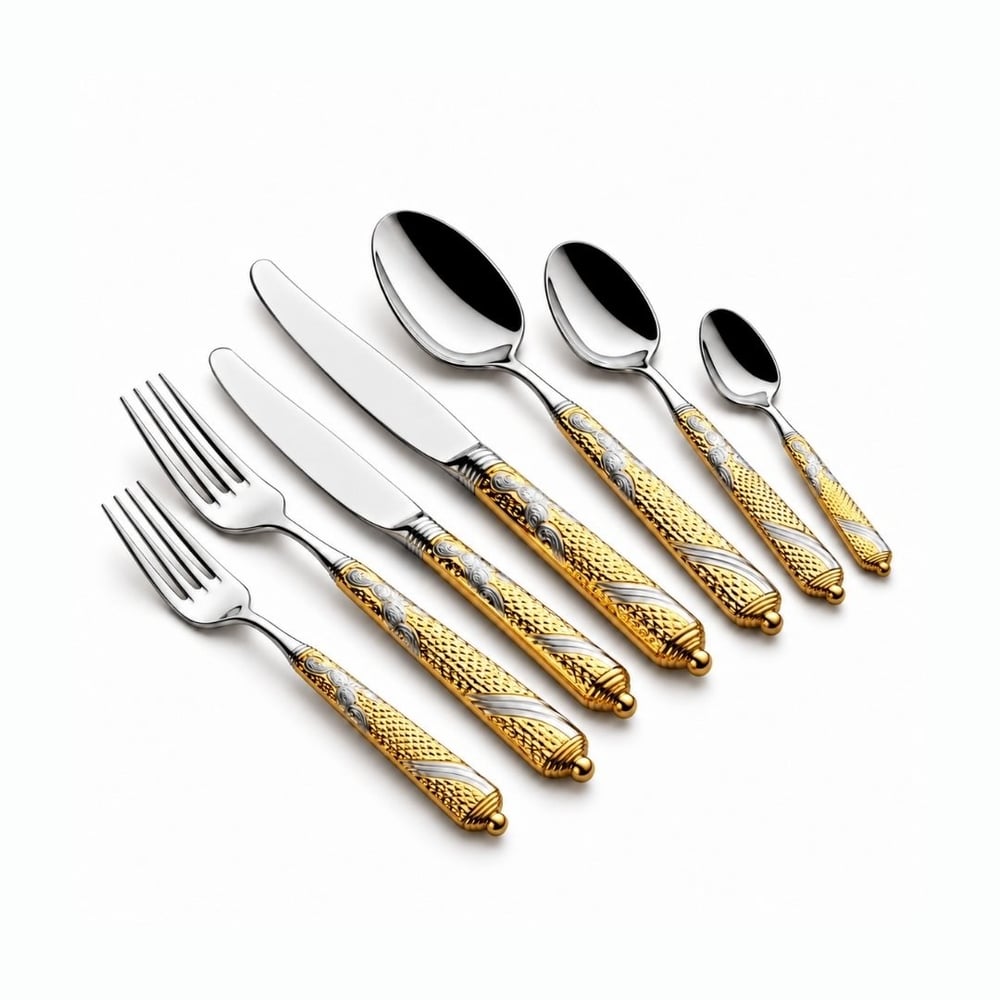 Çatal Kaşık Bıçak TakımlarıJoy Carmen Embossed Cutlery 84 Parça Çatal Kaşık Bıçak Takımı