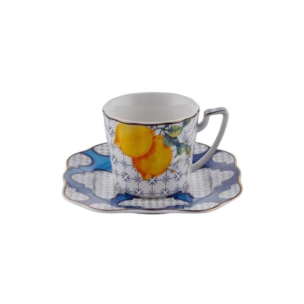 Joy Carmen Lemons 6 Lı Kahve Fincan Takımı