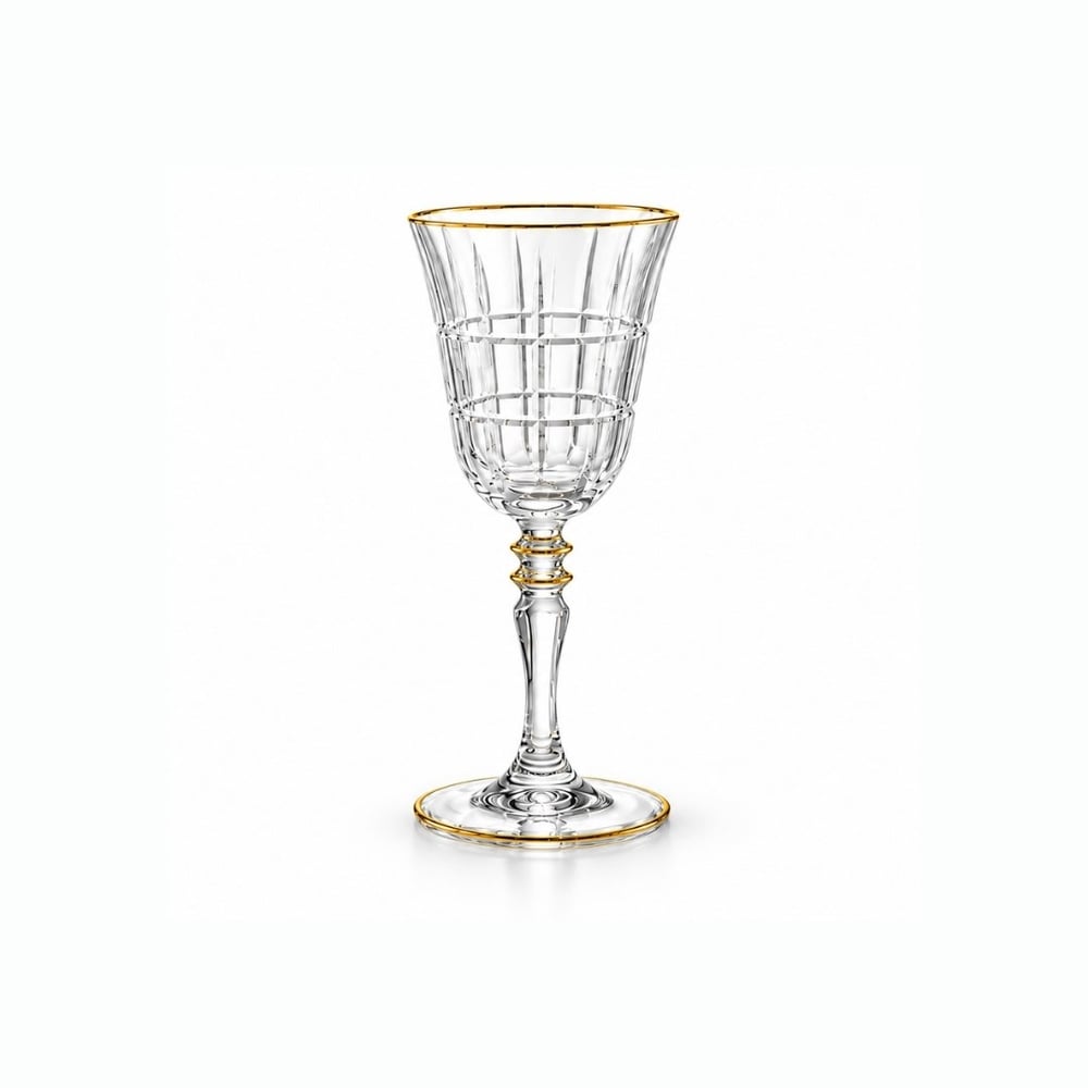 Kafes Kristal 61 Parça Bardak Seti Gold