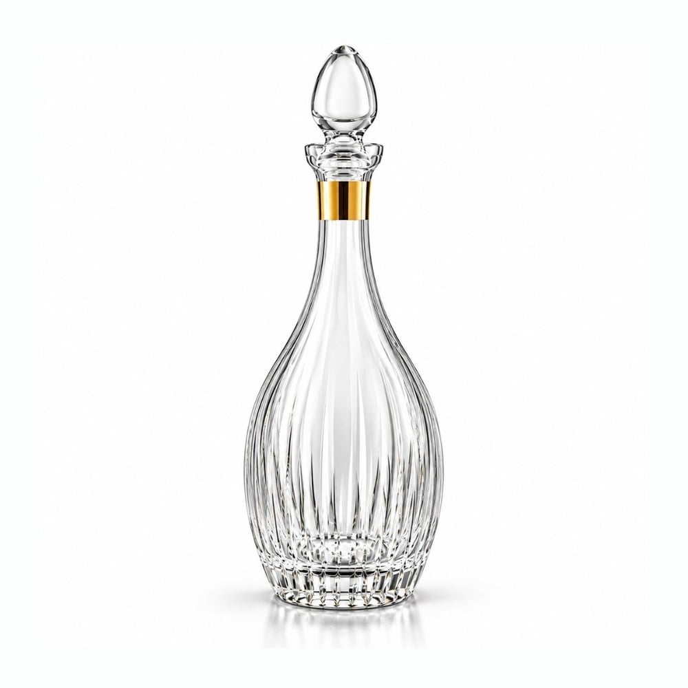 Light Kristal 61 Parça Bardak Seti Gold