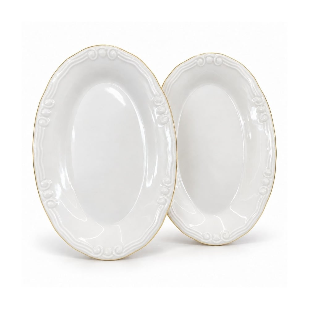 Loza Relief 54 Parça Yemek Takımı Gold