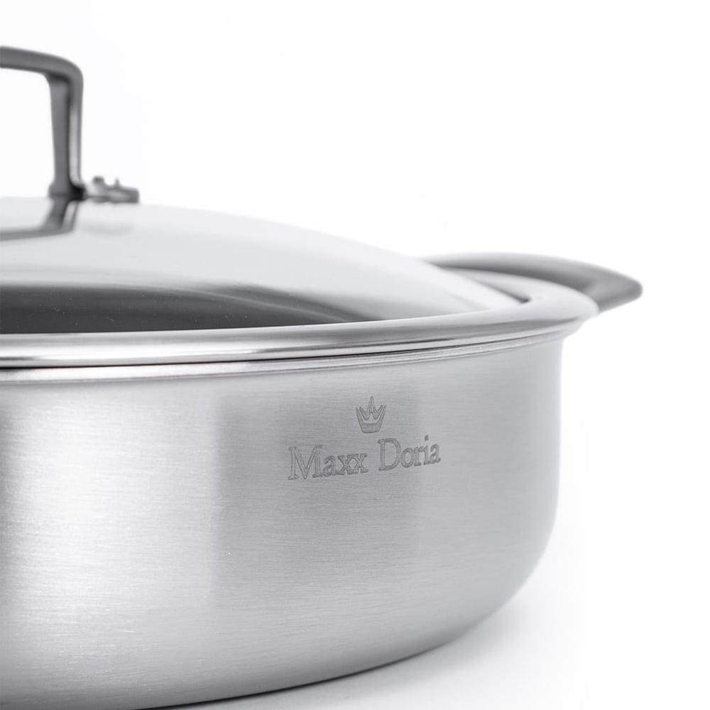Maxx Doria Steel Fusion Shallow Pot 28 cm