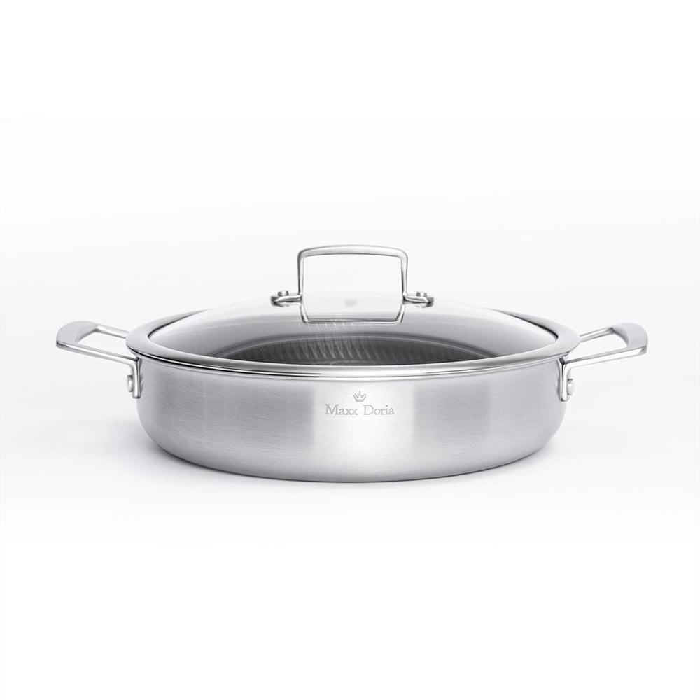 Maxx Doria Steel Fusion Shallow Pot 28 cm