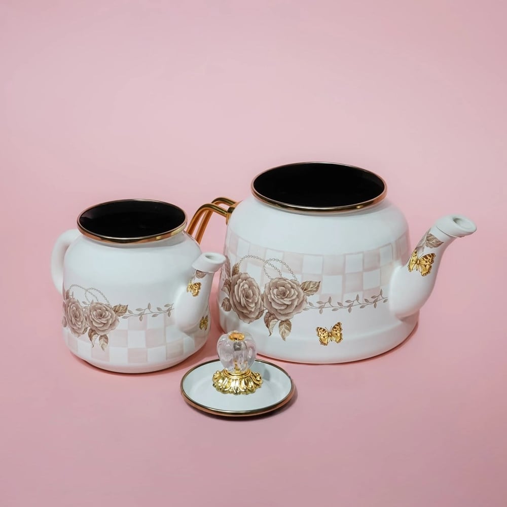 Rosadora Enamel Teapot
