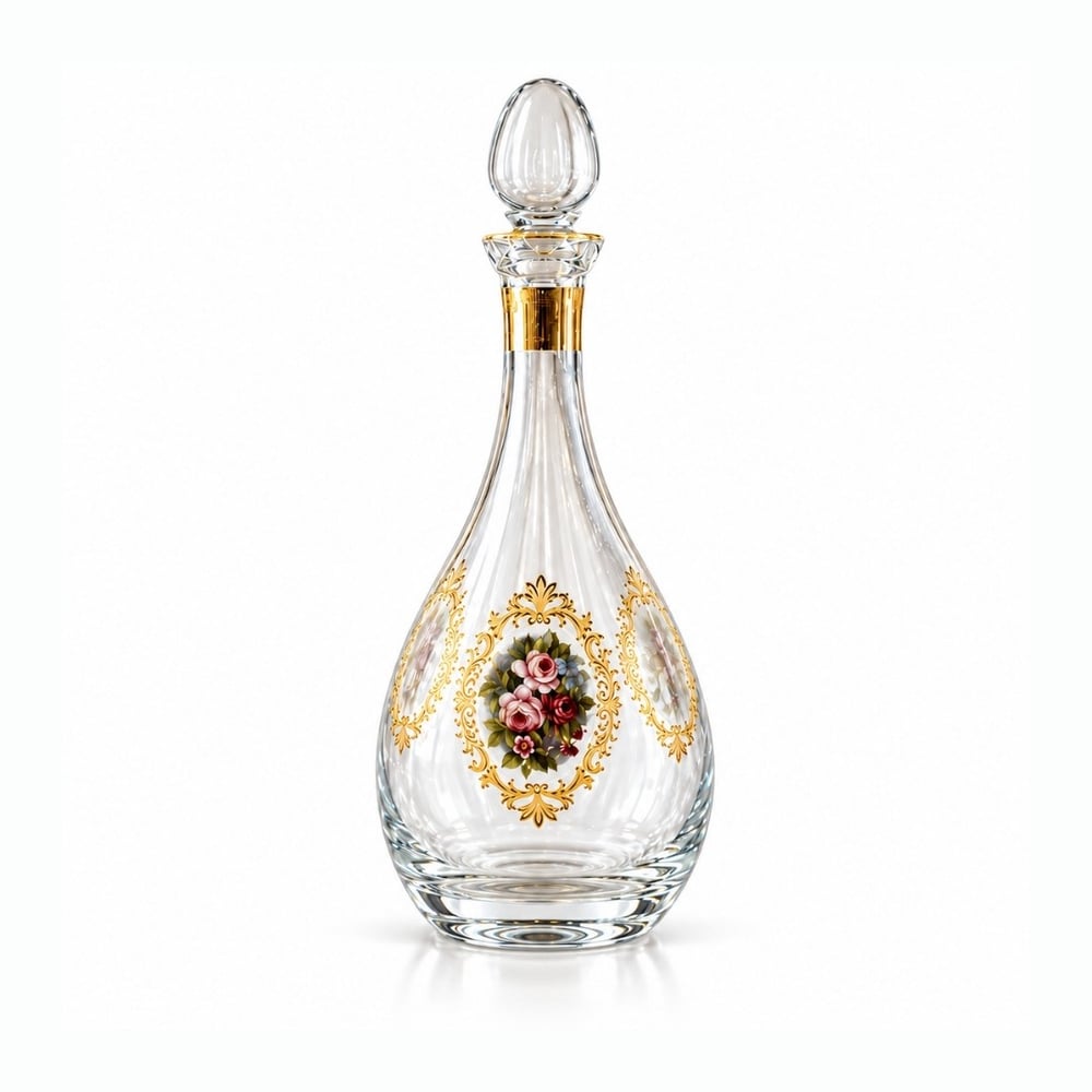 Rose 61 Parça Bardak Seti Gold