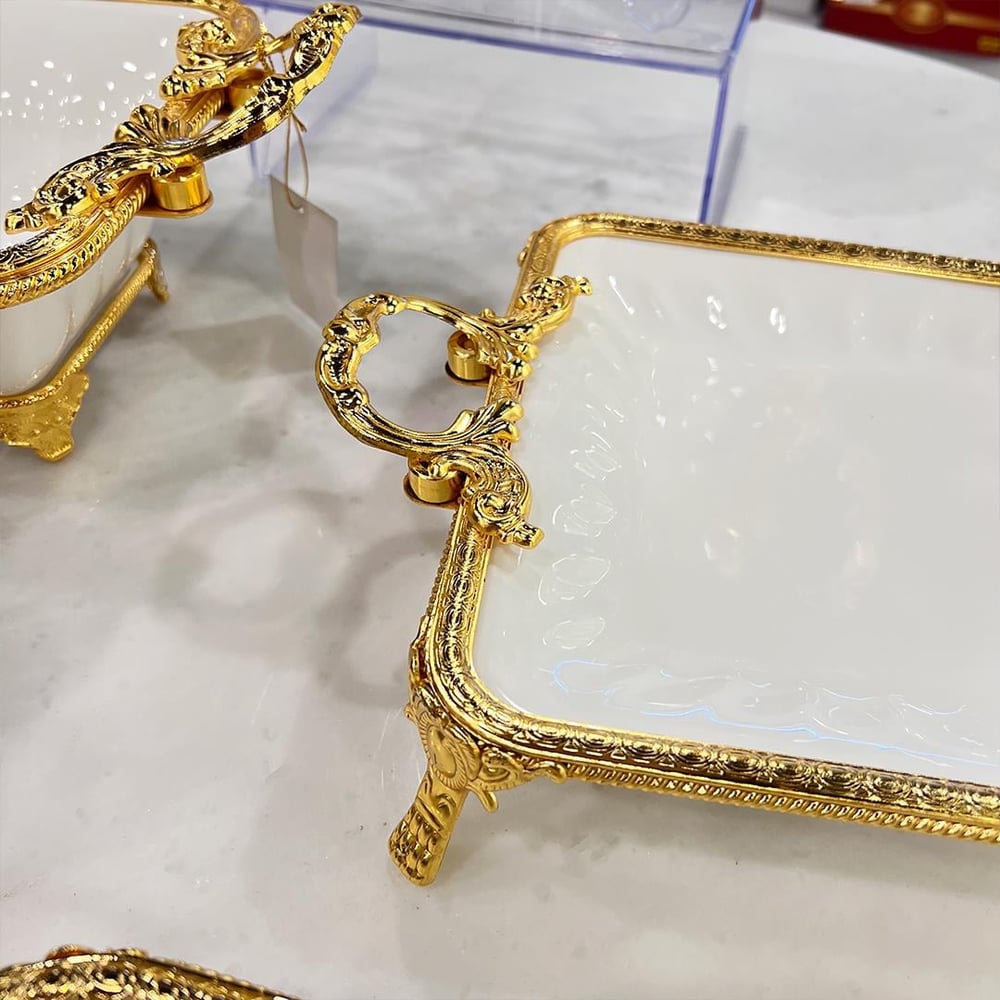 Royking Elegance 5 Parça Sunum Seti Gold