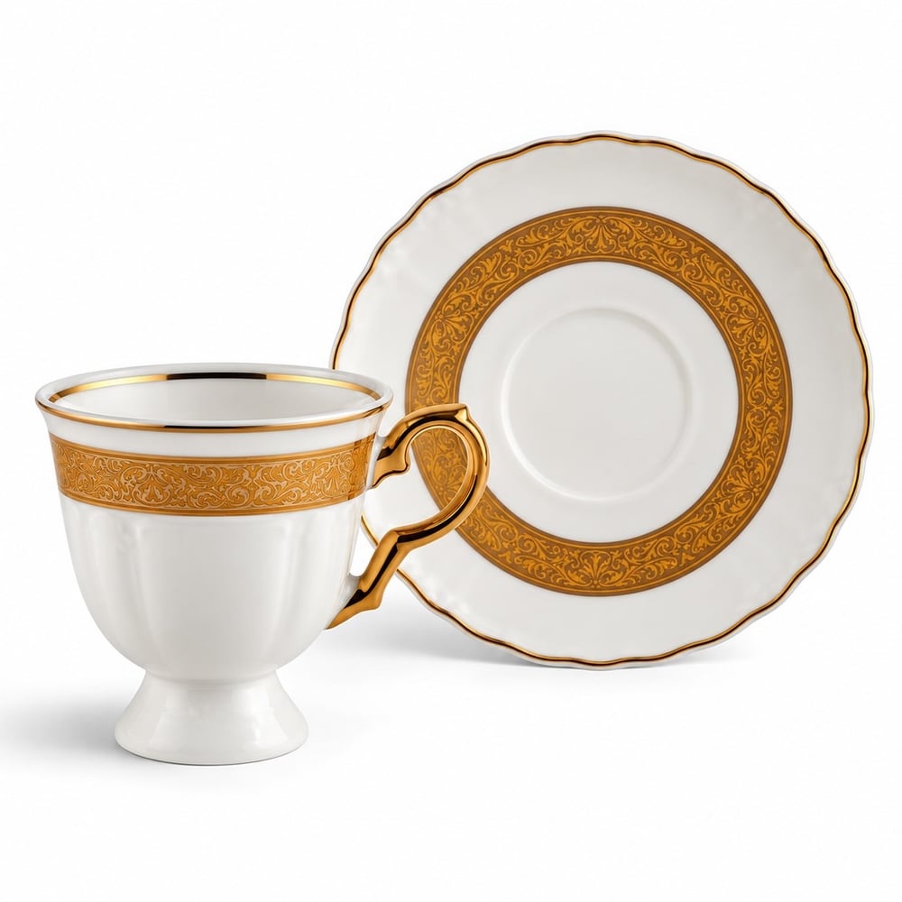 Royking Golden 6 Lı Kahve Fincan Takımı