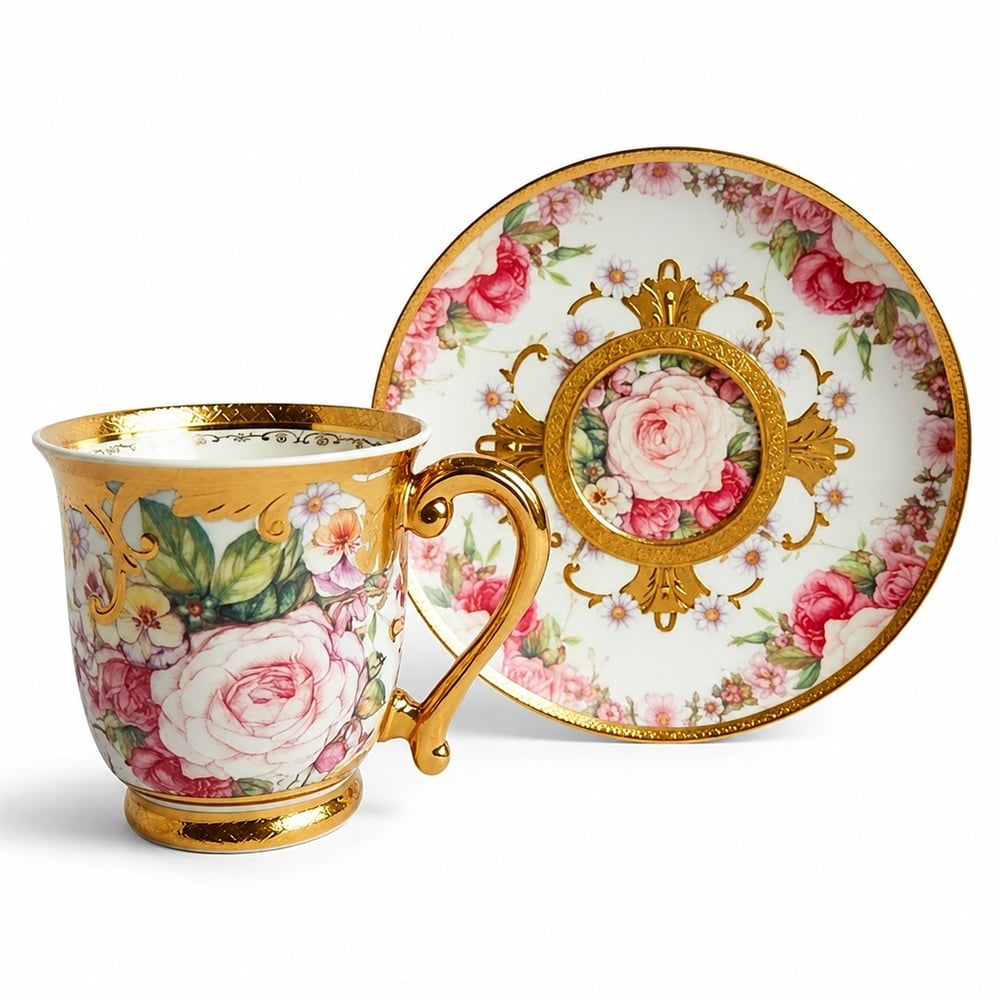 Royking Meadow 6 Lı Kahve Fincan Takımı