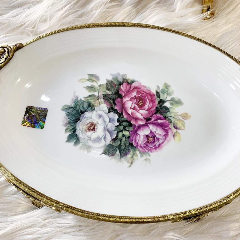 Royking Miniature Oval Presentation Plate 32 cm