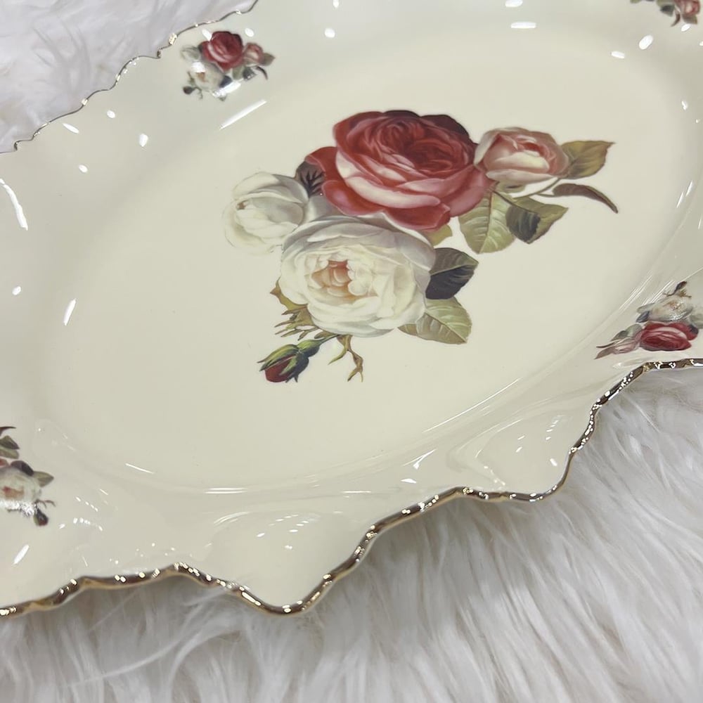 Royking Rose Derin Sunum Tabağı 33 cm