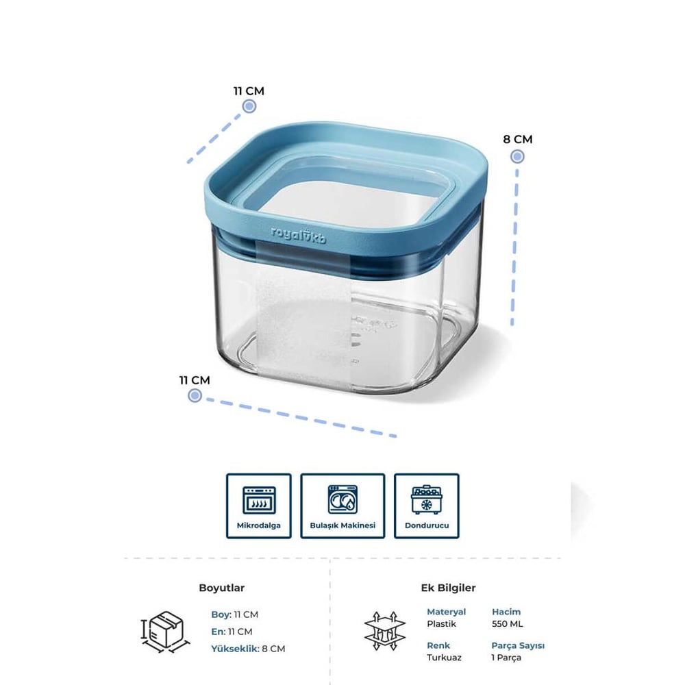 Seoul Kuru Gıda Saklama Kabı 550 ml