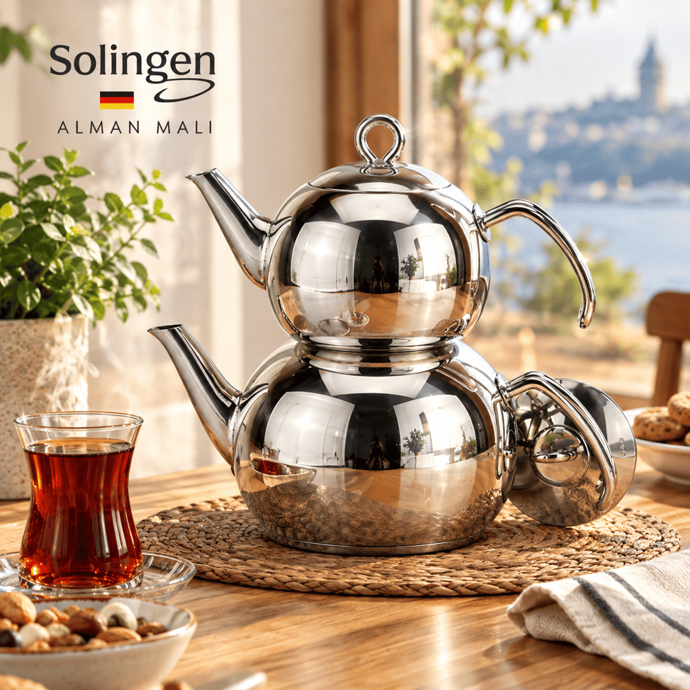 Solingen Teekannen Tombik Çaydanlık