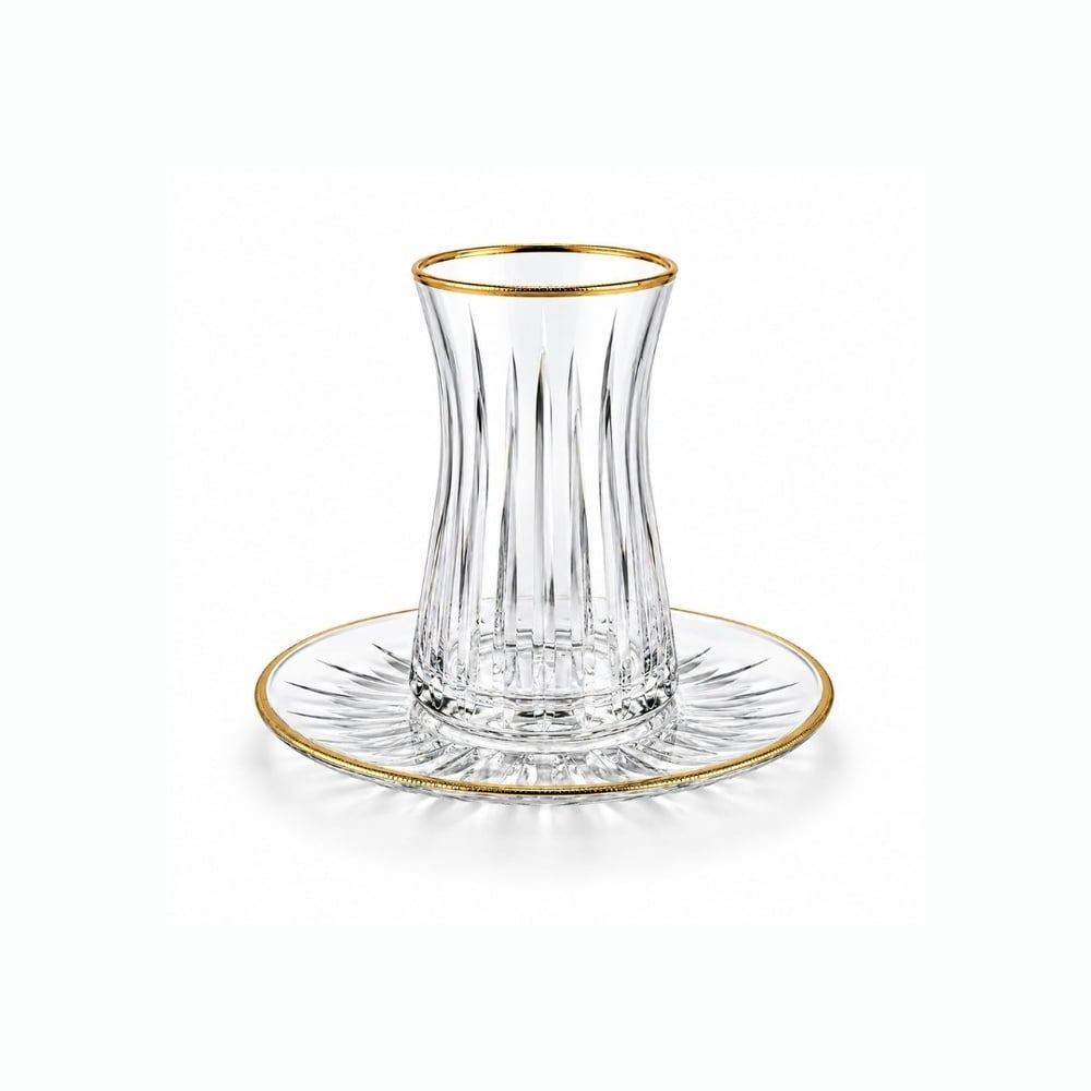 Çay BardaklarıSunline 6 Lı Çay Seti Gold