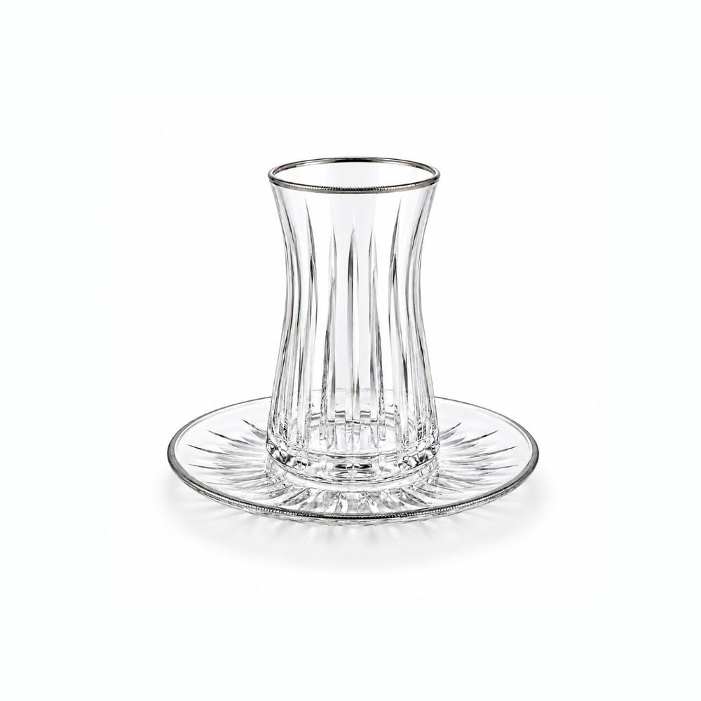Çay BardaklarıSunline 6 Lı Çay Seti Platin