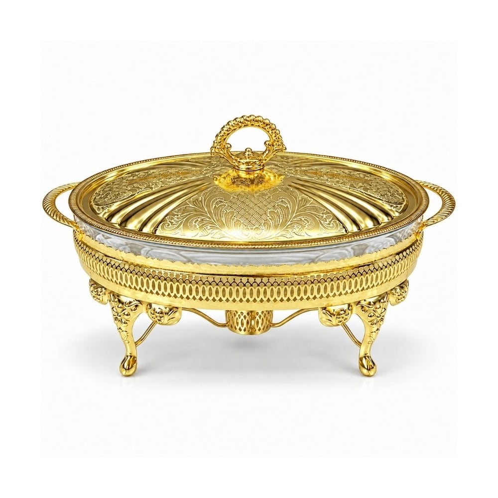 Winterbach Calista Isıtıcılı Oval Orta Sunumluk Gold