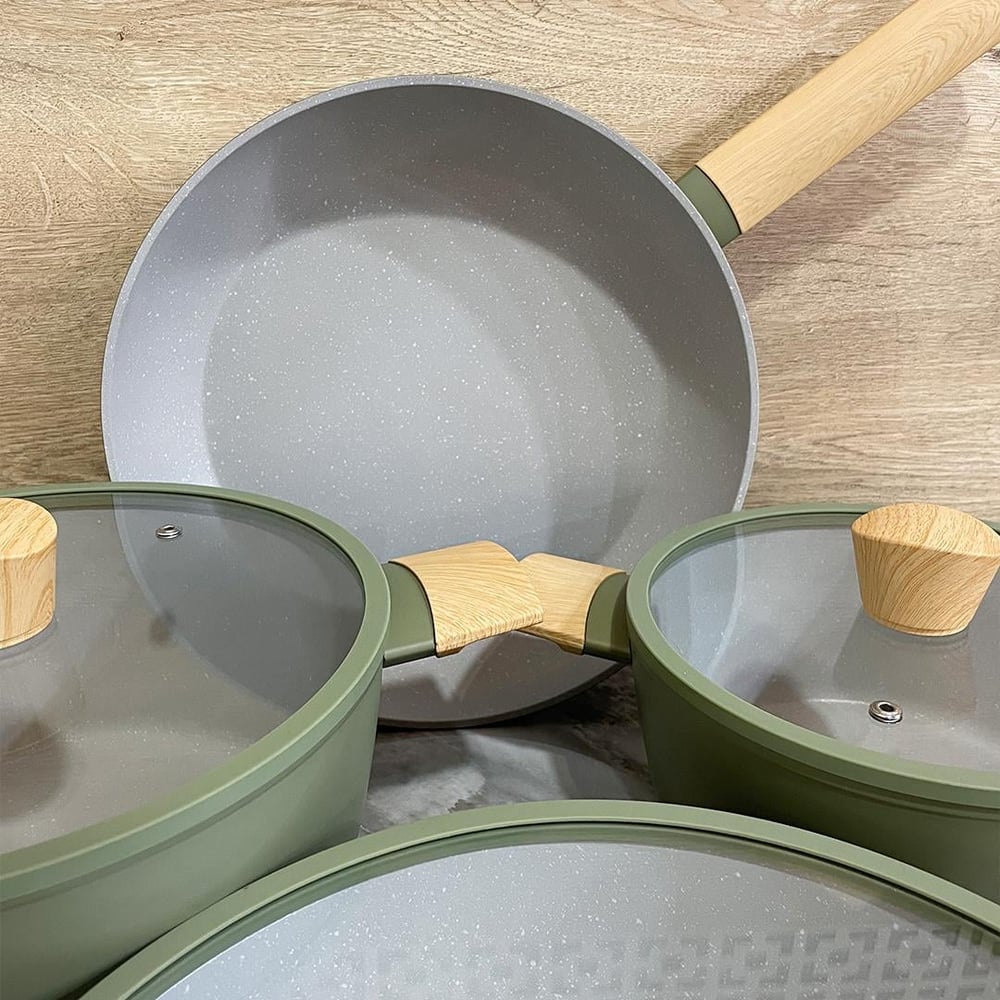 Winterbach Premium Chef 7 Piece Cookware Set - Green