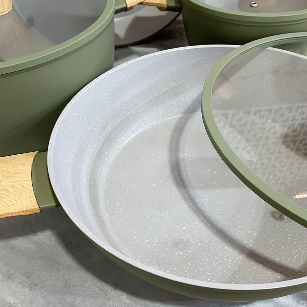 Winterbach Premium Chef 7 Piece Cookware Set - Green