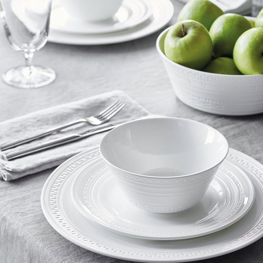 Wood 54 Parça Yemek Takımı Sade