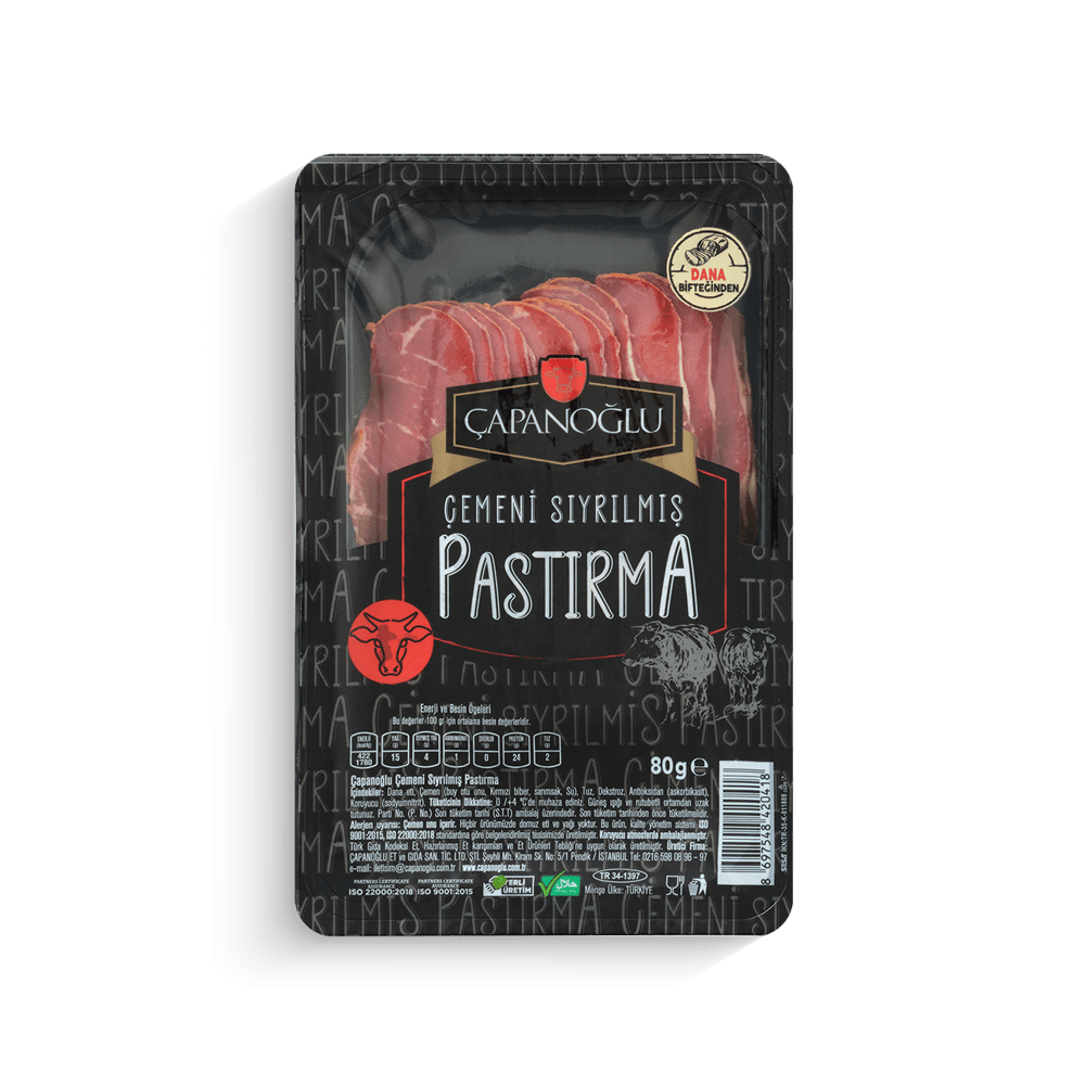 ÇAPANOĞLU DİLİM PASTIRMA-80GR